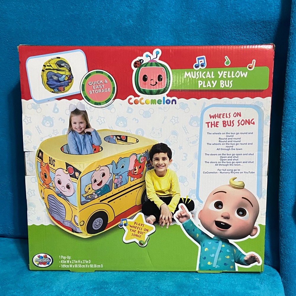 Cocomelon Musical Yellow Play Bus